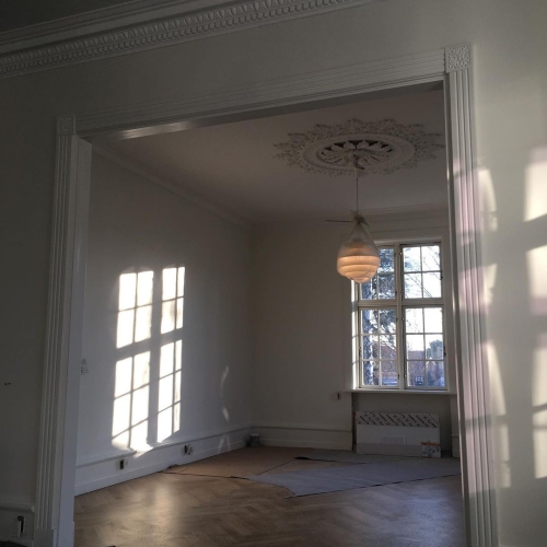 Lejlighed i Aalborg malet af erfaren maler