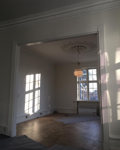 Lejlighed i Aalborg malet af erfaren maler